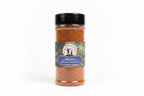 Wild Game Cooking BBQ Spice on white background